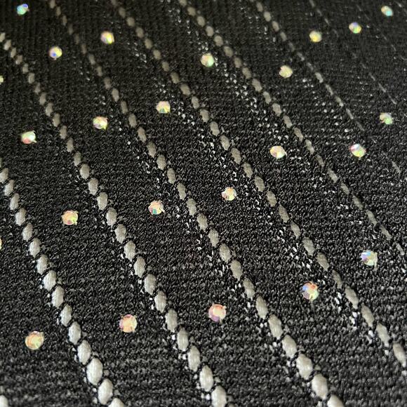 Palena Knit Mock Neck Evening Dress Rhinestones Size‎ 10 True 60s Vintage EUC - Picture 11 of 14